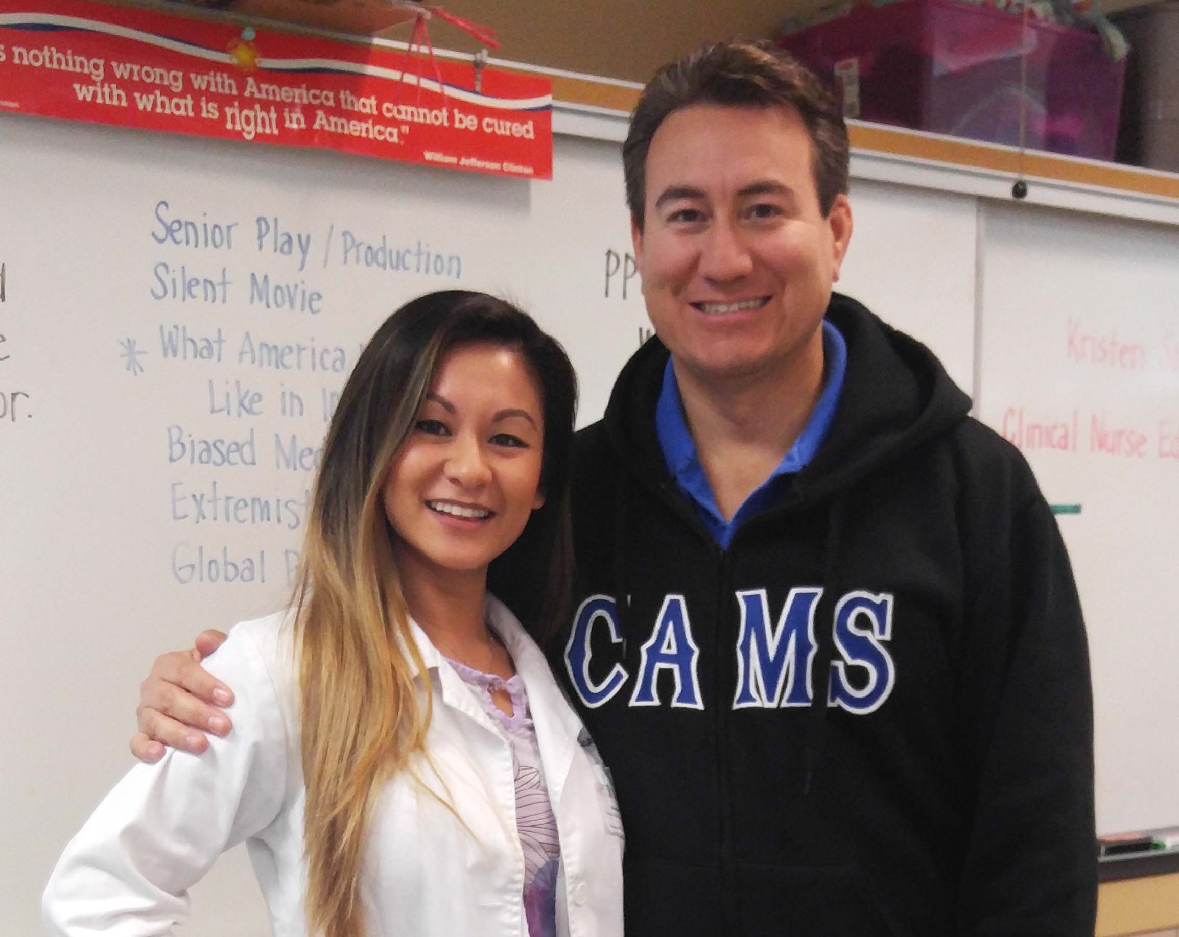 AUHS Instructor Inspires Students at CAMS Career Day